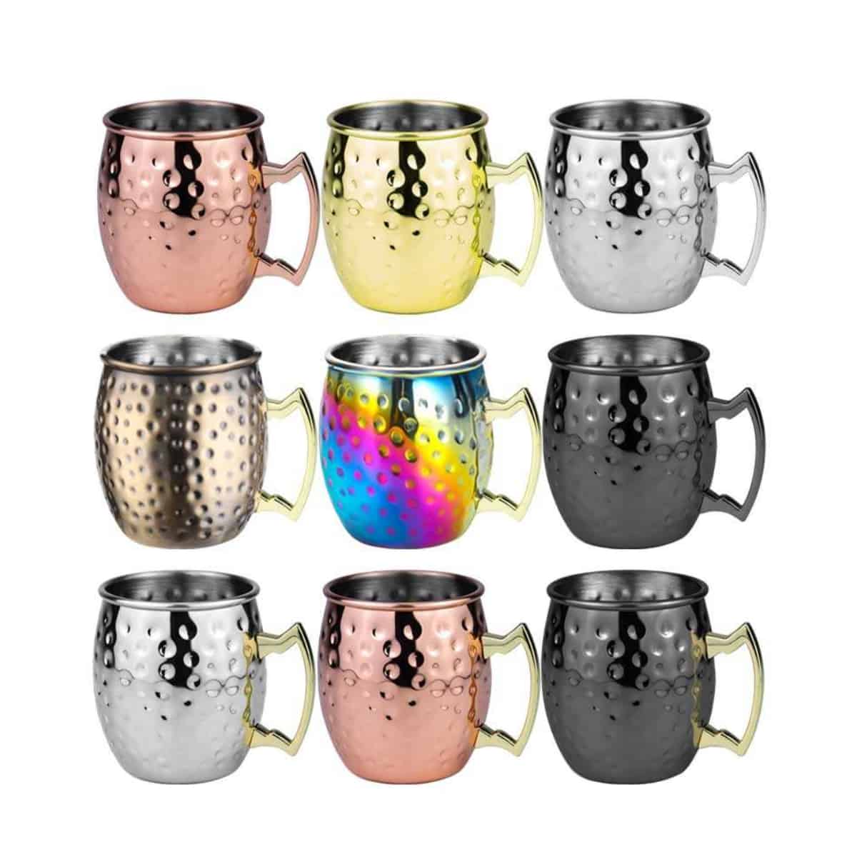 Hammered Moscow Mule Mug plating Hammered Moscow Mule Mug plating