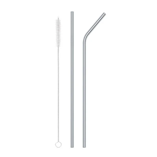 Paille Réutilisable en Acier Inoxydable