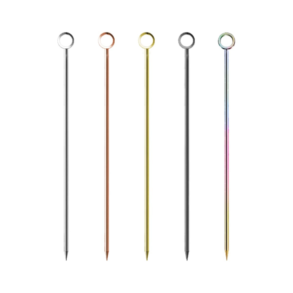 Circular Ring Shaped Cocktail Fruit Stick plating Circular Ring Shaped Cocktail Fruit Stick plating