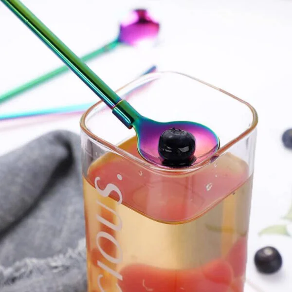 Drinking Straw Handle Spoon - Image 3