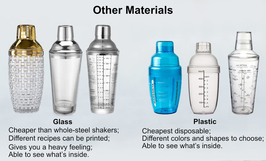 other materials of cobbler shaker