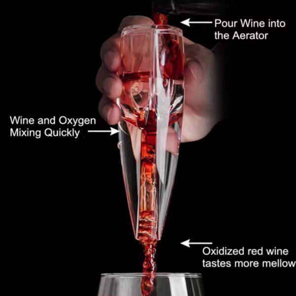 Premium Transparent Wine Aerator details2