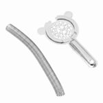 2-prong cocktail strainer supplier durable stainless steel design