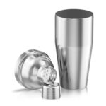 3 piece cocktail shaker supplier leak proof stainless steel design