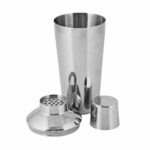 retro shaker stainless steel classic design detail