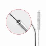 bent stainless steel straw supplier durable stainless steel design