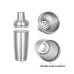 double layer insulation shaker supplier durable stainless steel design