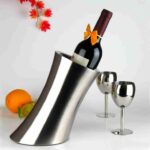 double wall angled wine chiller for bar hotel and restaurant use