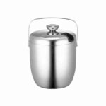 double wall ice bucket supplier stainless steel bar tool