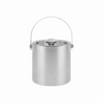 double wall insulated ice bucket supplier stainless steel bar tool
