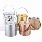 double wall insulated ice bucket custom color wholesale supplier
