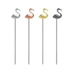 Flamingo Shaped Fruit Stick plating