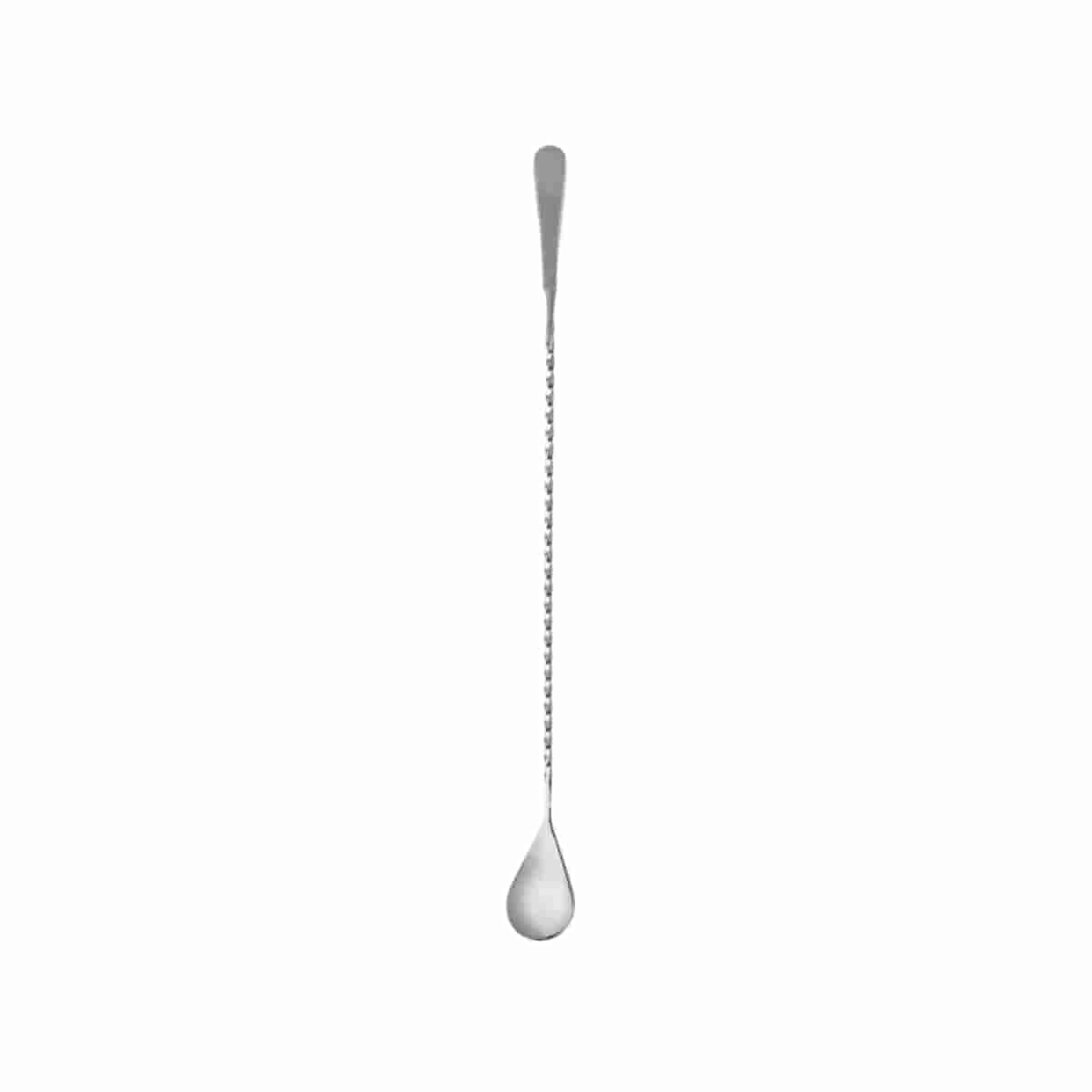 Flat Tip Twisted Stem Mixing Spoon