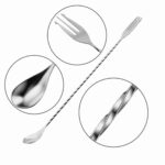Fork Tip Twisted Stem Mixing Spoon details1