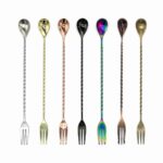 Fork Tip Twisted Stem Mixing Spoon plating
