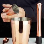 hammered double jigger for bar and restaurant use