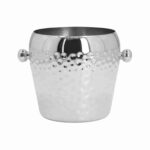 hammered round beverage tub supplier stainless steel bar tool