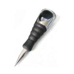Heavy Duty Stainless Steel Ice Pick - Close-up of Spike Head and Weighted Base Construction