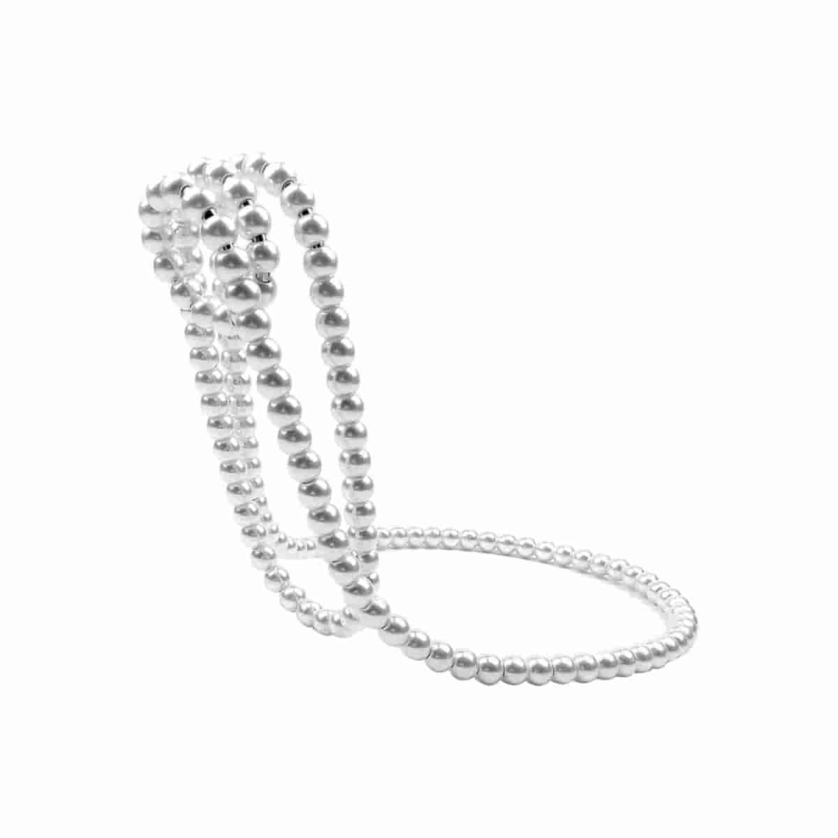 Necklace Pearl Wine Rack