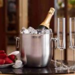 portable ice bucket with lid for bar hotel and restaurant use