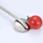 round spoon straw supplier durable stainless steel design