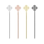 Shamrock Shaped Fruit Stick plating