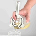 spiral flow strainer for bar and restaurant use
