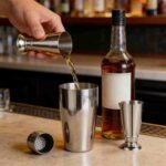 spouted bar jigger for bar and restaurant use