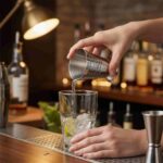 stepped graduated jigger for bar and restaurant use