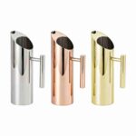 Straight Body Beverage Pitcher in Mirror Polish, Rose Gold Plated and Gold Plated Finishes - Stainless Steel Pitcher Color Options