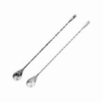 Teardrop Twisted Stem Mixing Spoon engraved