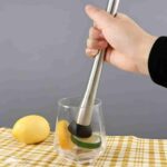 thin handle muddler for bar and restaurant use
