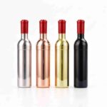Wine bottle stopper in different color finishes