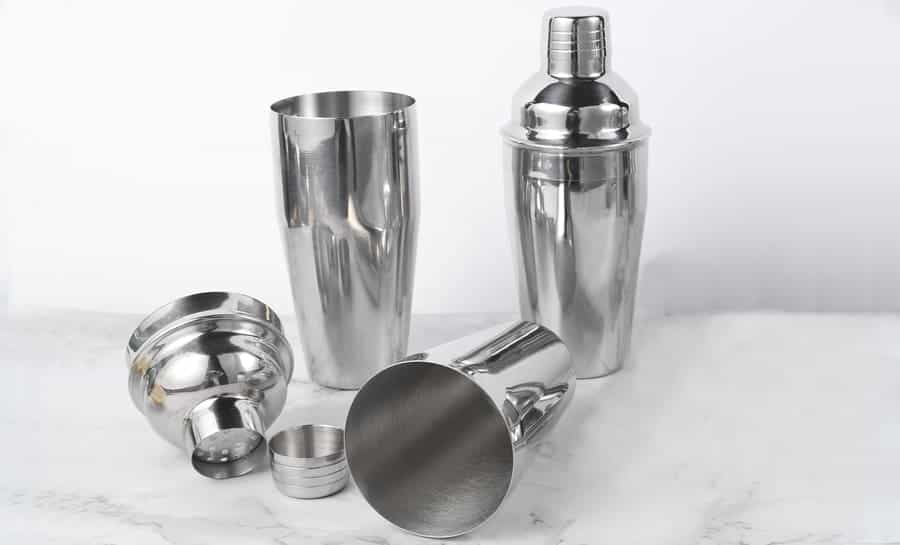 201 stainless steel cocktail shaker budget grade barware