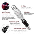 Acrylic Wine Aerator Pourer Detail - Internal Aeration Chamber and Medical-Grade Silicone Gasket