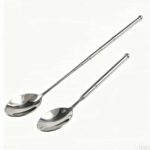 Adjustable Length Ball Tip Mixing Spoon - Close-up of Telescopic Shaft and Locking Mechanism