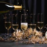 champagne flute glass for bar and restaurant use