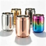 Coke Can Shaped Cup in Mirror Polish, Rose Gold Plated and Gold Plated Finishes - Stainless Steel Soda Can Cup Color Options