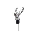 Deer Head Wine Pourer Supplier - Sculptural Stag Head Wine Pourer with Aerating Spout
