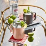 double-layer cylindrical mug for bar and restaurant use