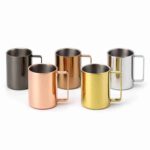double-layer cylindrical mug custom color wholesale supplier