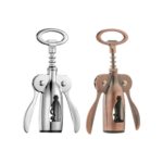 Dual Lever Wine Bottle Opener in Mirror Polish, Copper Plated Finishes - Stainless Steel Wine Opener Color Options