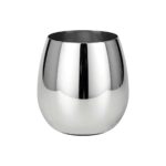 Egg Shaped Beverage Chiller Supplier - Stainless Steel Rounded Wine Chiller with Mirror Finish