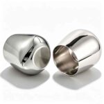 Egg Shaped Flat Bottom Tumbler Shown Flat - Detail of Reinforced Flat Base and Curved Body