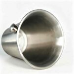 Flared Open Top Beverage Chiller Interior View - Wide Mouth and Deep Capacity Stainless Steel Chiller