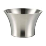 Flared Rim Beverage Cooling Tub Supplier - Stainless Steel Conical Cooling Tub with Wide Mouth