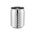 Hammered Coke Can Shaped Cup Supplier - Premium Hammered Stainless Steel Soda Can Shaped Mug
