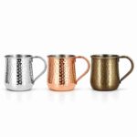 hammered stainless steel mug custom color wholesale supplier