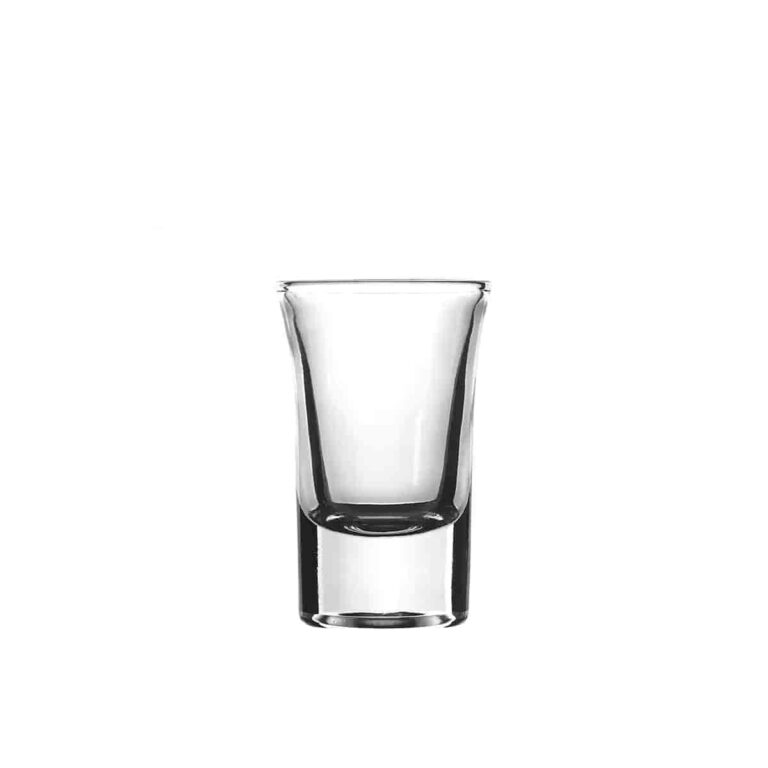 heavy base shot glass supplier premium glass bar tool