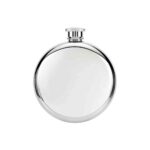 Portable Round Hip Flask Supplier - Sleek Circular Stainless Steel Hip Flask with Mirror Finish